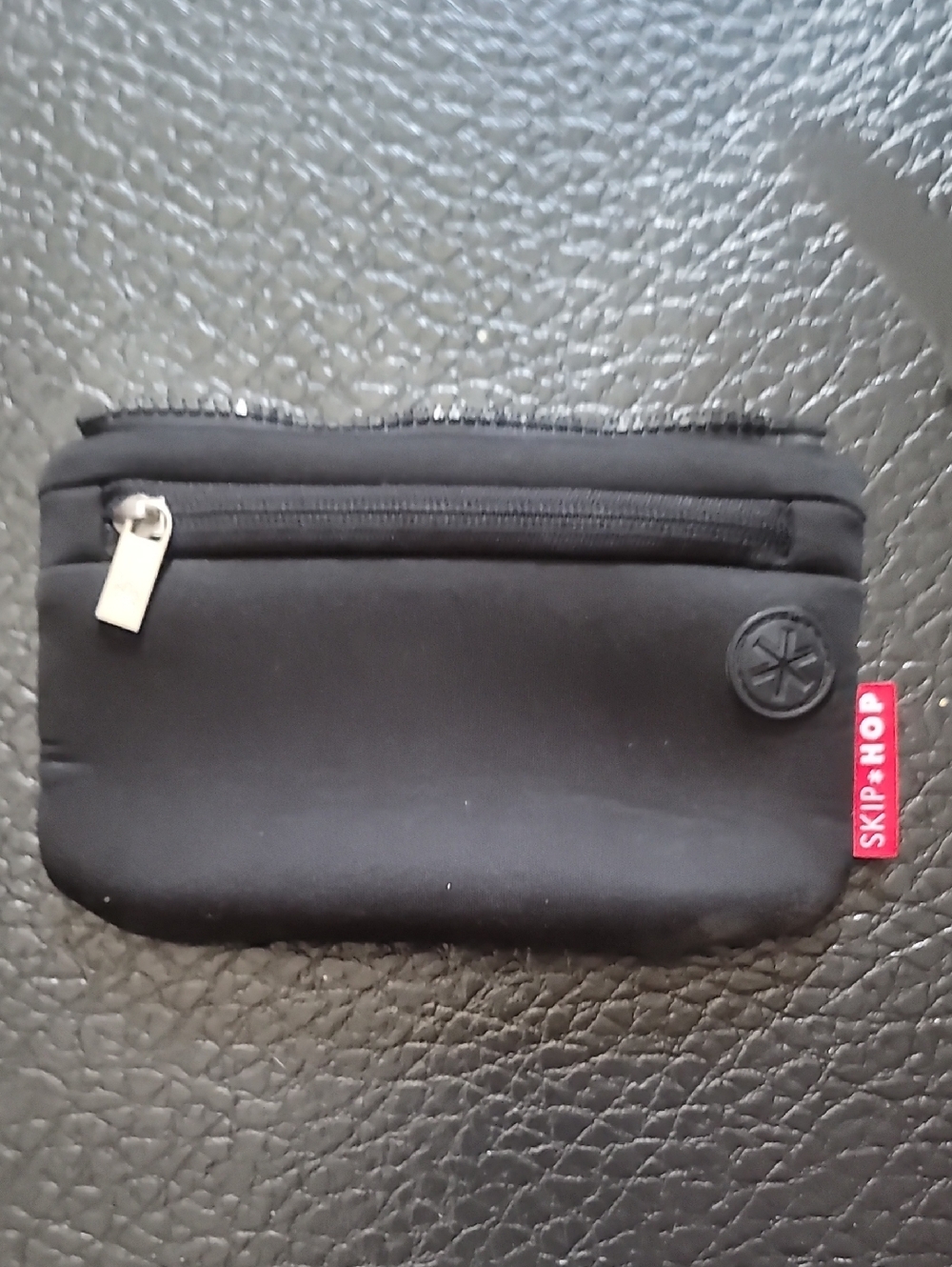 Skip Hop Black Mini Neo Pouch with Front Zipper